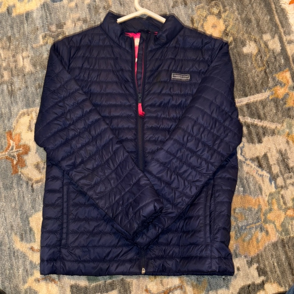 Vineyard Vines girls quilted jacket size XL